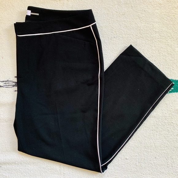 Calvin Klein Pants - Calvin Klein tuxedo stripe black work pants trousers 16W plus size